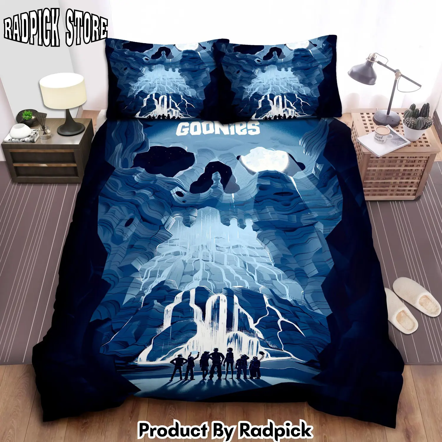 Radpick the goonies secret waterfall illustration duvet cover bedroom sets comfortable bedding sets rp3271247